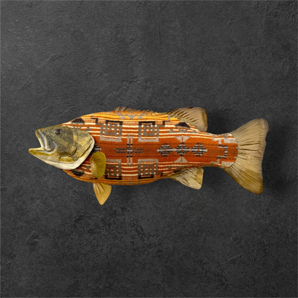 19" Smallmouth Bass Replica Mount