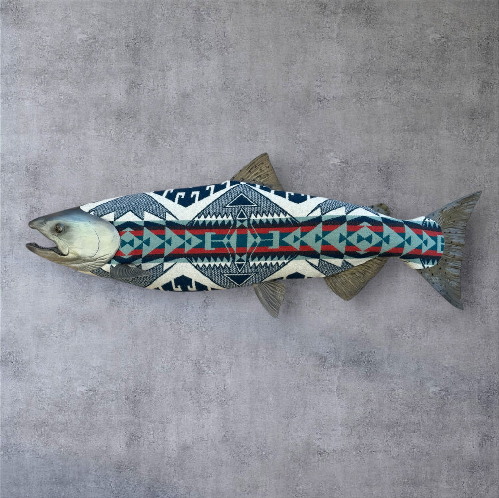 35" Spring Chinook Salmon Replica Mount