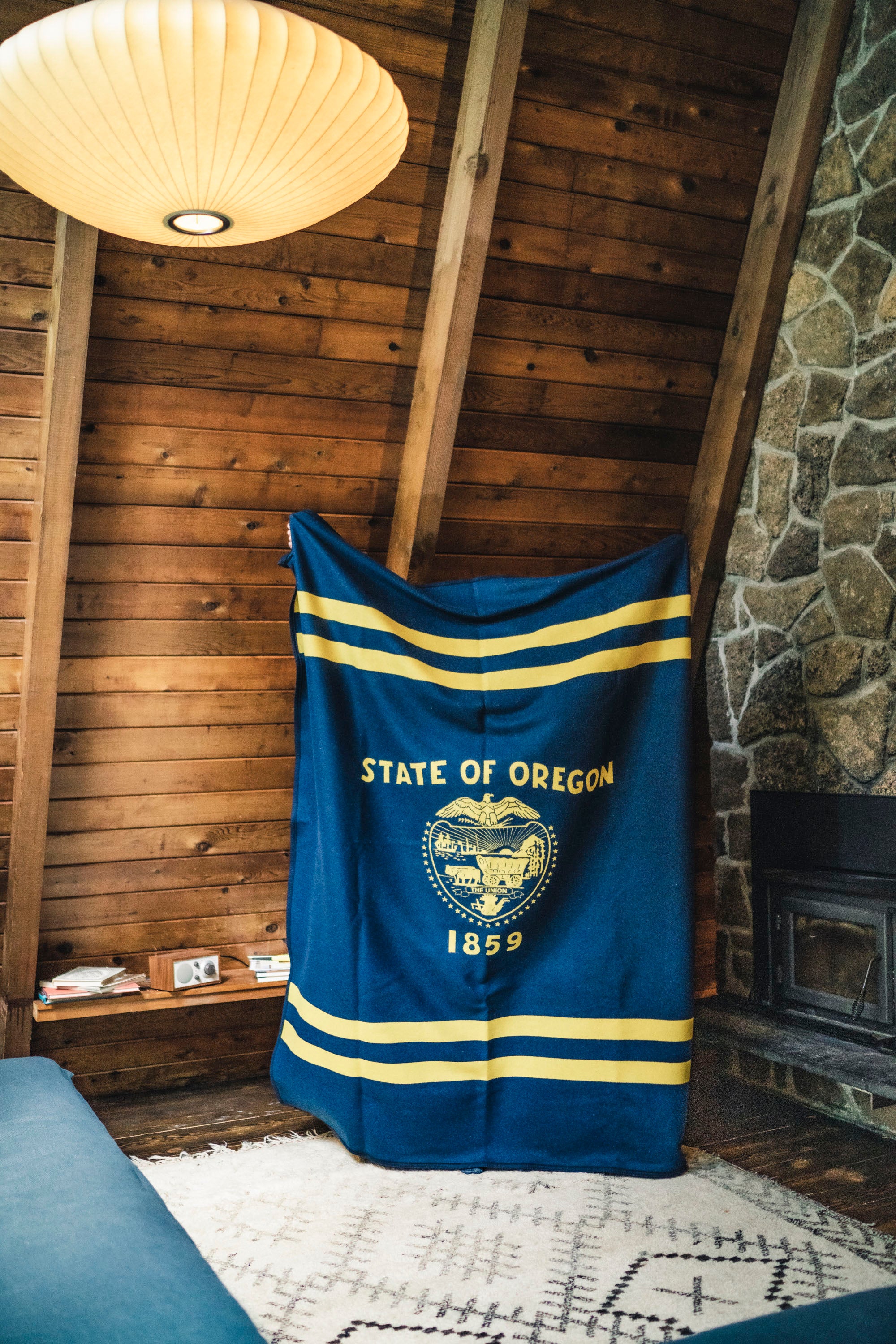 The Oregon Blanket: Blue & Gold Edition