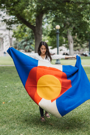 Colorado Flag Blanket